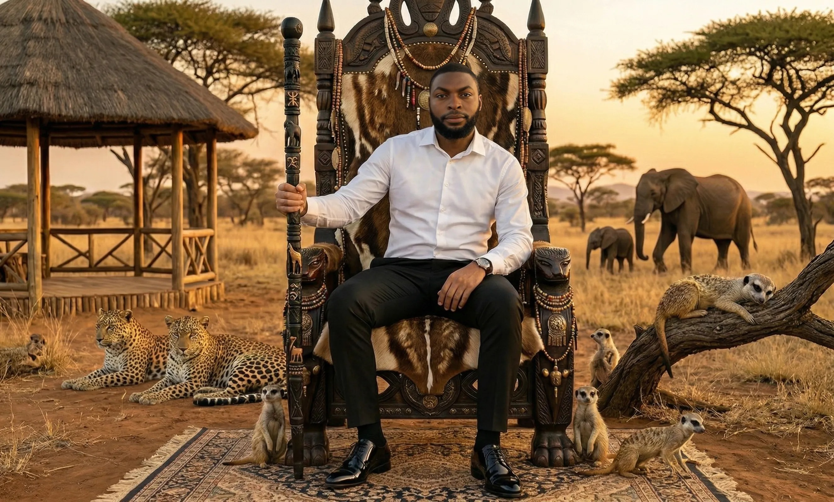 King of the Plain — custom digital background
